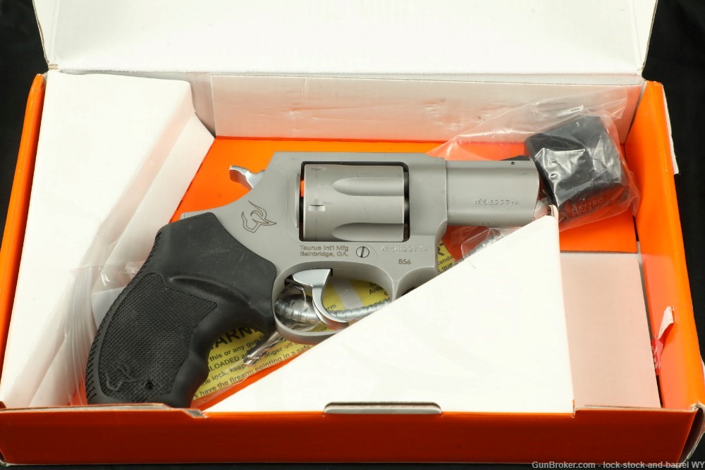 Taurus 856 .38 Special 2” Snub Nose 6-Shot Matte Stainless Revolver w/ Box-img-32