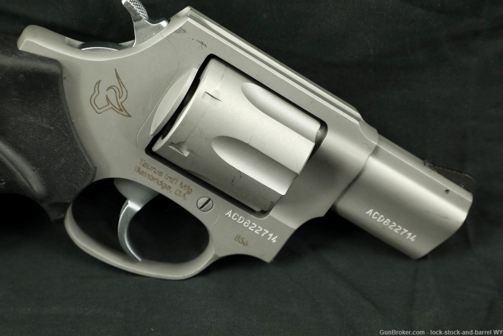 Taurus 856 .38 Special 2” Snub Nose 6-Shot Matte Stainless Revolver w/ Box-img-5