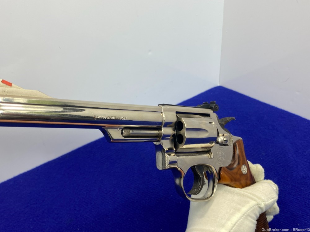 1985 Smith Wesson 19-5 .357 Mag Nickel 6" *INCREDIBLE 357 COMBAT MAGNUM*-img-30