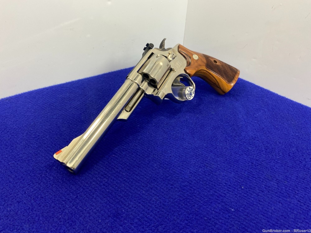 1985 Smith Wesson 19-5 .357 Mag Nickel 6" *INCREDIBLE 357 COMBAT MAGNUM*-img-8