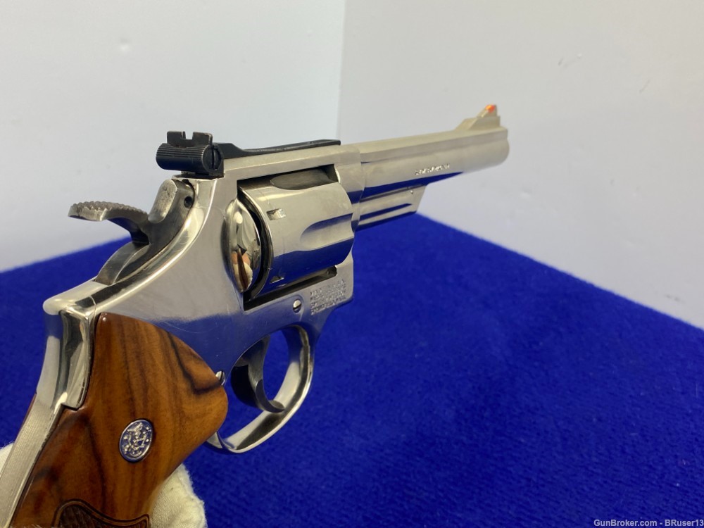 1985 Smith Wesson 19-5 .357 Mag Nickel 6" *INCREDIBLE 357 COMBAT MAGNUM*-img-24