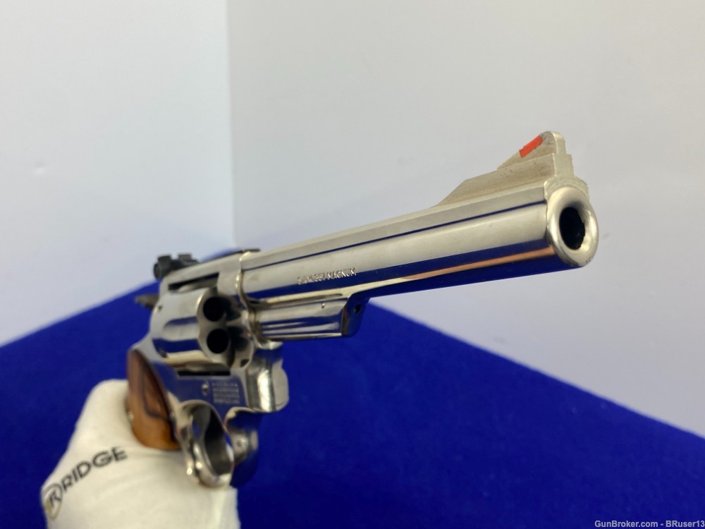 1985 Smith Wesson 19-5 .357 Mag Nickel 6" *INCREDIBLE 357 COMBAT MAGNUM*-img-31