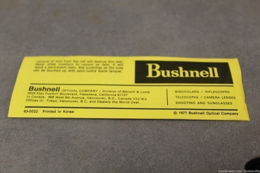 Bushnell Custom .22 Scope with Rangemaster,  4X for .22-img-28