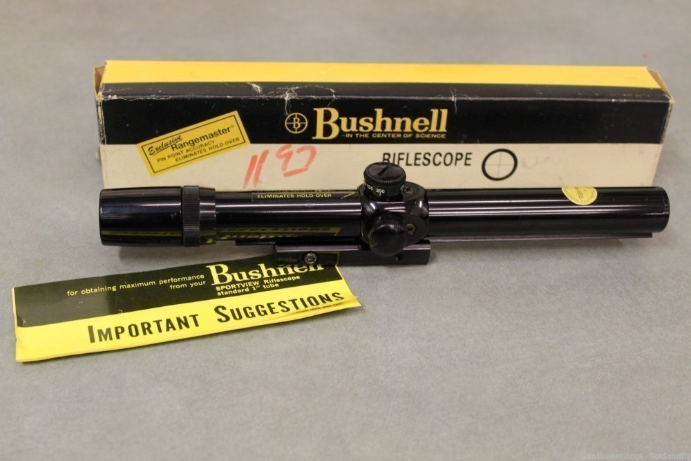 Bushnell Custom .22 Scope with Rangemaster,  4X for .22-img-0