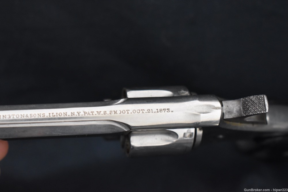 Remington Smoot revolver .30 Cal Rimfire all original EXCELLENT!  Pre 1898 -img-8