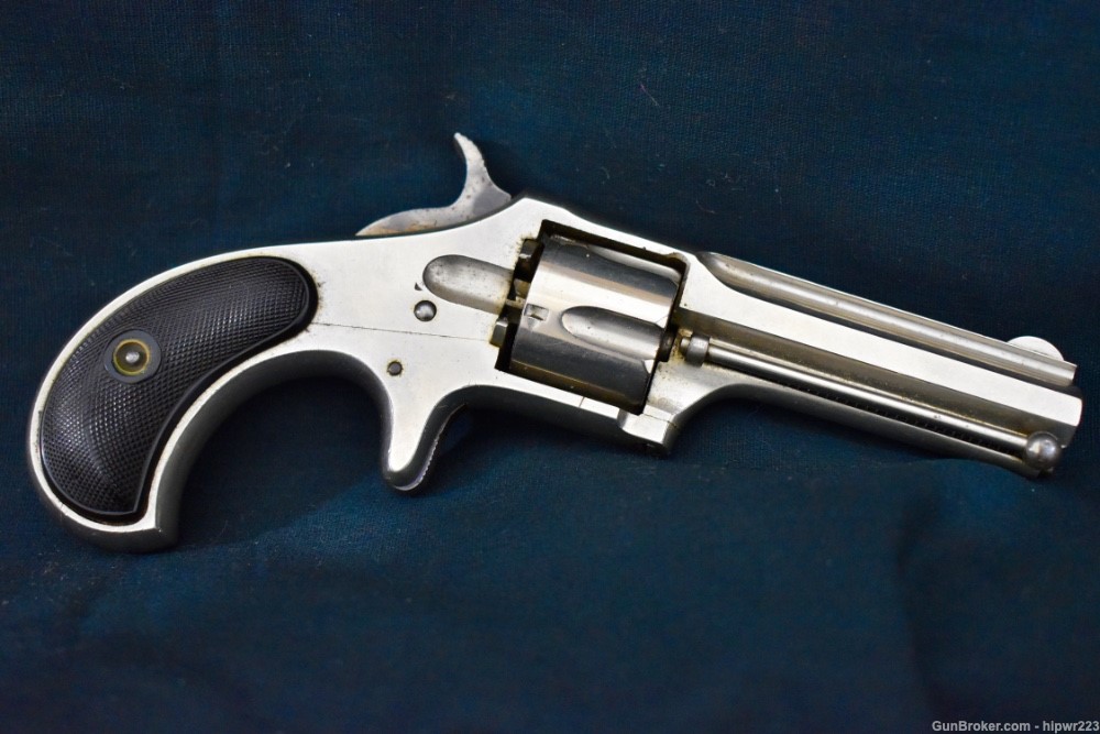 Remington Smoot revolver .30 Cal Rimfire all original EXCELLENT!  Pre 1898 -img-0