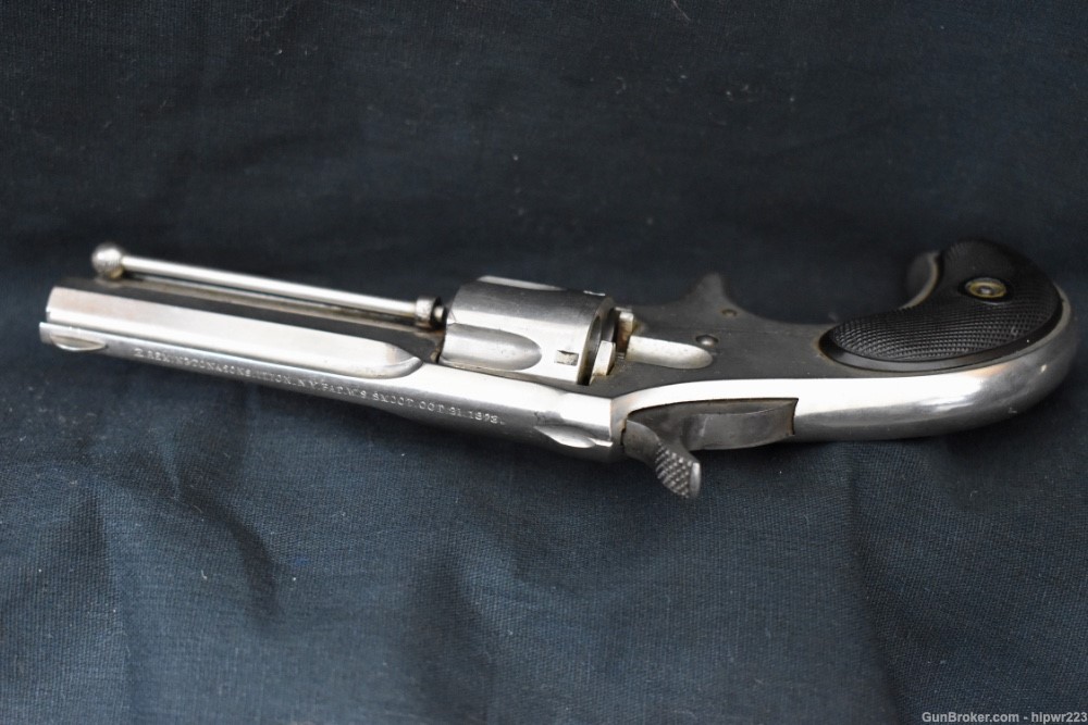 Remington Smoot revolver .30 Cal Rimfire all original EXCELLENT!  Pre 1898 -img-4