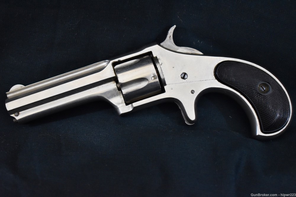 Remington Smoot revolver .30 Cal Rimfire all original EXCELLENT!  Pre 1898 -img-2