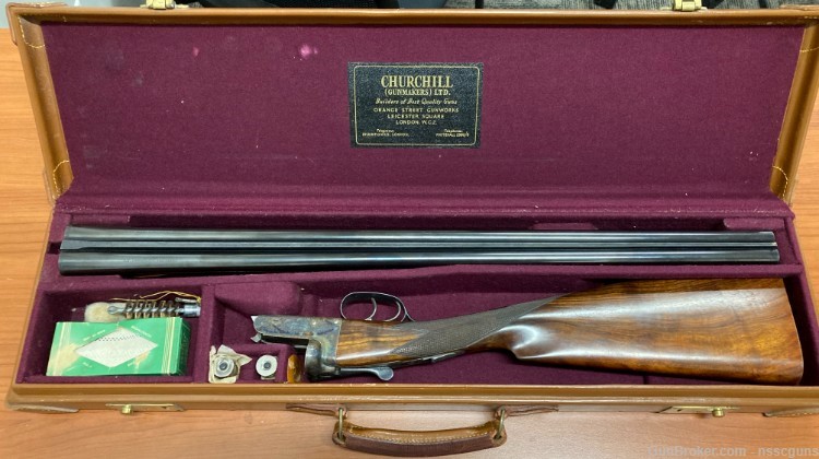 E. J. Churchill Gunmakers London 20 Gauge 26" Barrel Shotgun RARE-img-2