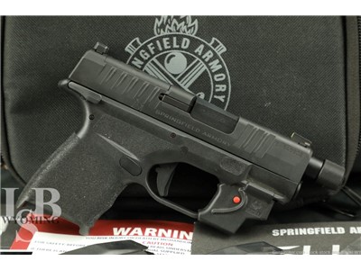 Springfield Armory Hellcat RPD 9mm 3.8” Striker Fired Compact Pistol, Case