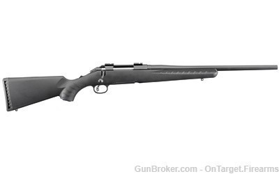 Ruger American Compact Bolt-Action 18" .243WIn 4rd composite stock-img-0