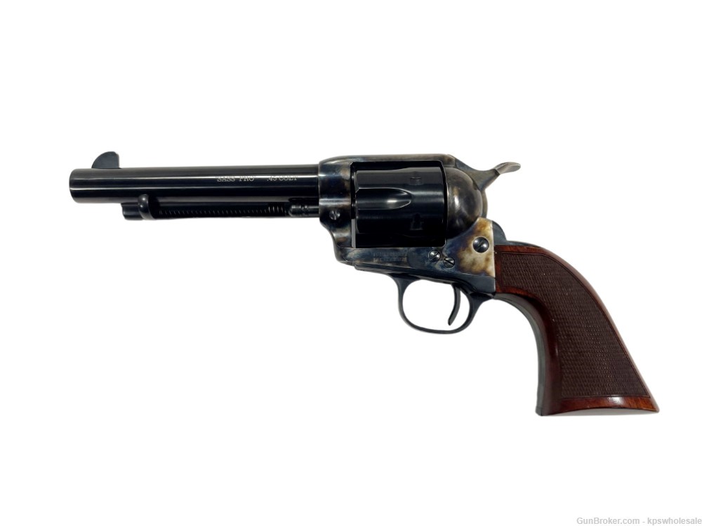 Uberti SASS Pro 45 Colt Single-Action Revolver w/ Color Case Hardened Frame-img-0