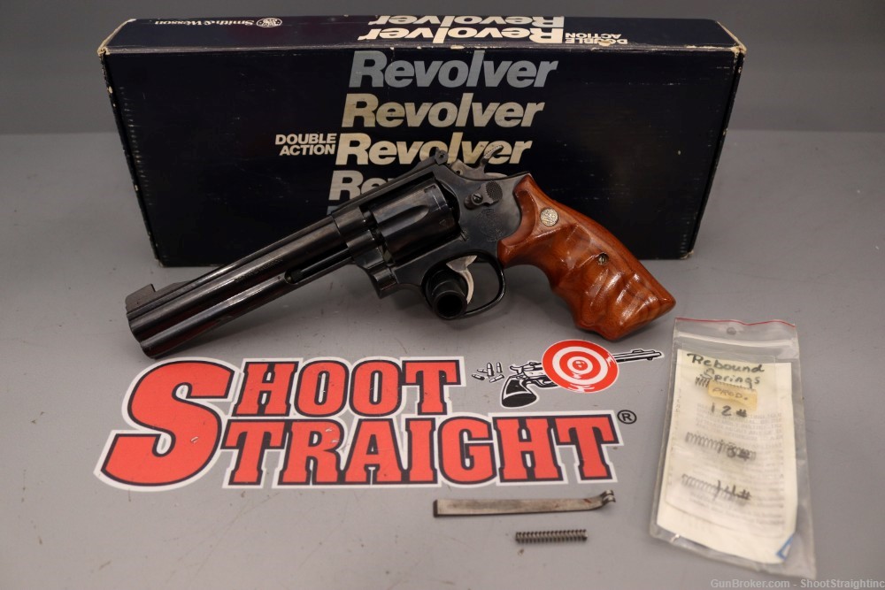 Smith and Wesson Model 14-5 .38 SPL 6" w/ Box & Trigger Job-img-0