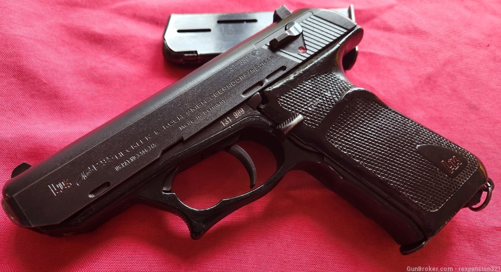 RARE HECKLER AND KOCH P9S POLICE ISSUED 9MM MFG 1981 H&K ROLLER DELAYED -img-1