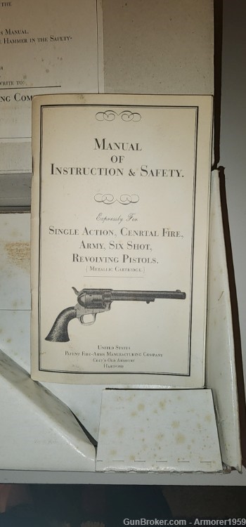 US Patent Firearms (Early USFA) 7 1/2" .44Spl Blue/Case SAA-img-6