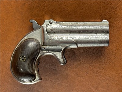 Remington Model 95 Over Under .41 Cal Double Deringer Pocket Pistol Nickel