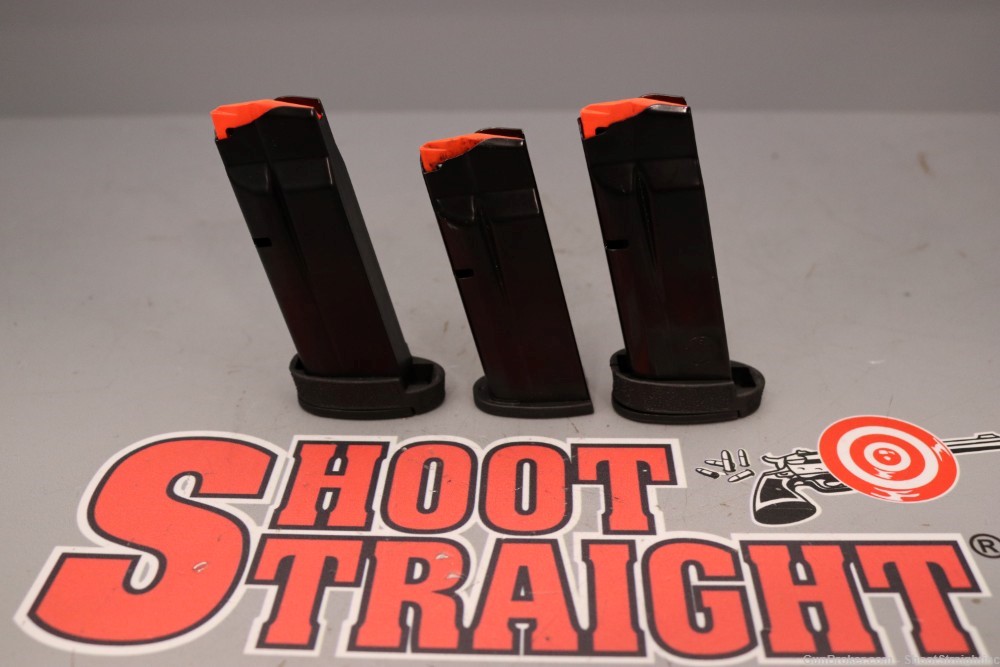 Lot O' Three (3) Smith & Wesson M&P9 Shield Plus 9mm Magazines (OEM)-img-1