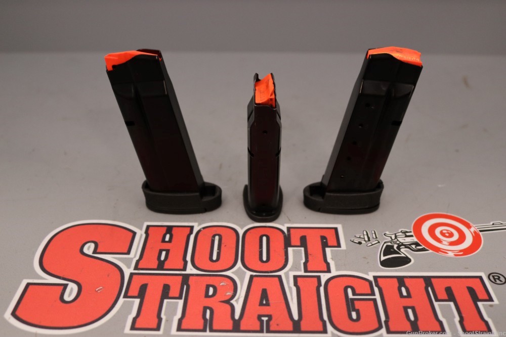 Lot O' Three (3) Smith & Wesson M&P9 Shield Plus 9mm Magazines (OEM)-img-0