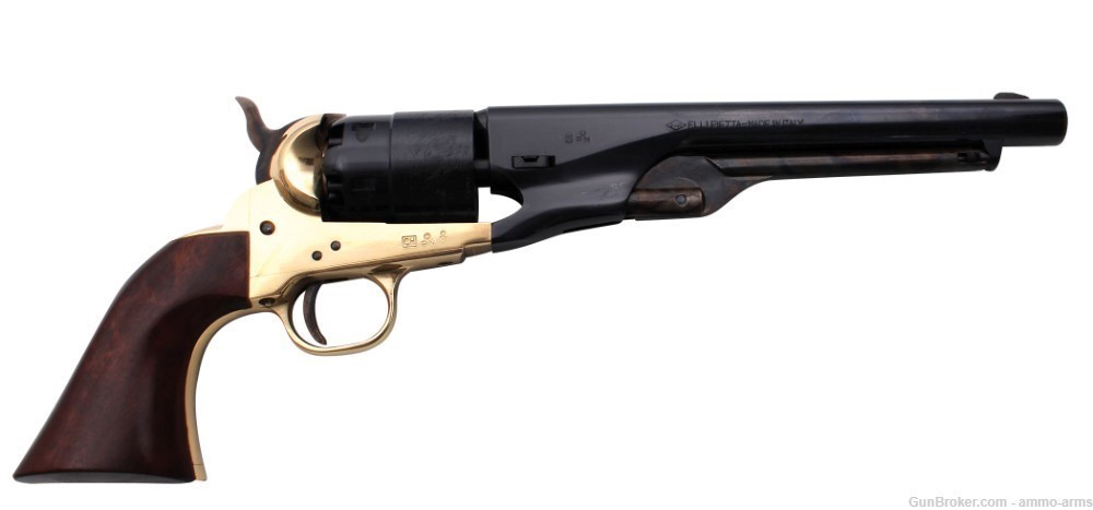 Traditions 1860 Army Black Powder .44 Caliber Revolver 8" FR18601-img-1