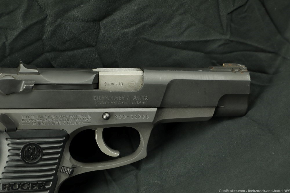 Ruger P-85 9mm 4.5” Semi-Automatic Pistol w/ Original Box MFD 1989-img-5