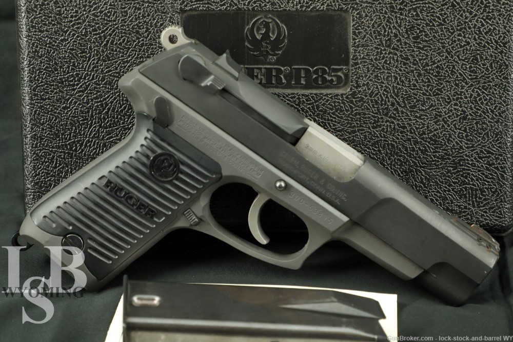 Ruger P-85 9mm 4.5” Semi-Automatic Pistol w/ Original Box MFD 1989-img-0