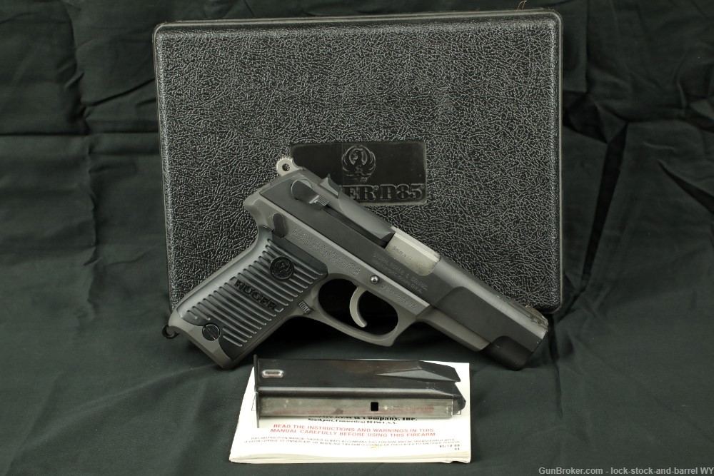 Ruger P-85 9mm 4.5” Semi-Automatic Pistol w/ Original Box MFD 1989-img-2