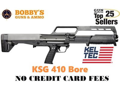 Kel-Tec KSG410BLK KSG 410 Bore 18.50" 3" 10+1, Black "NO CREDIT CARD FEE"