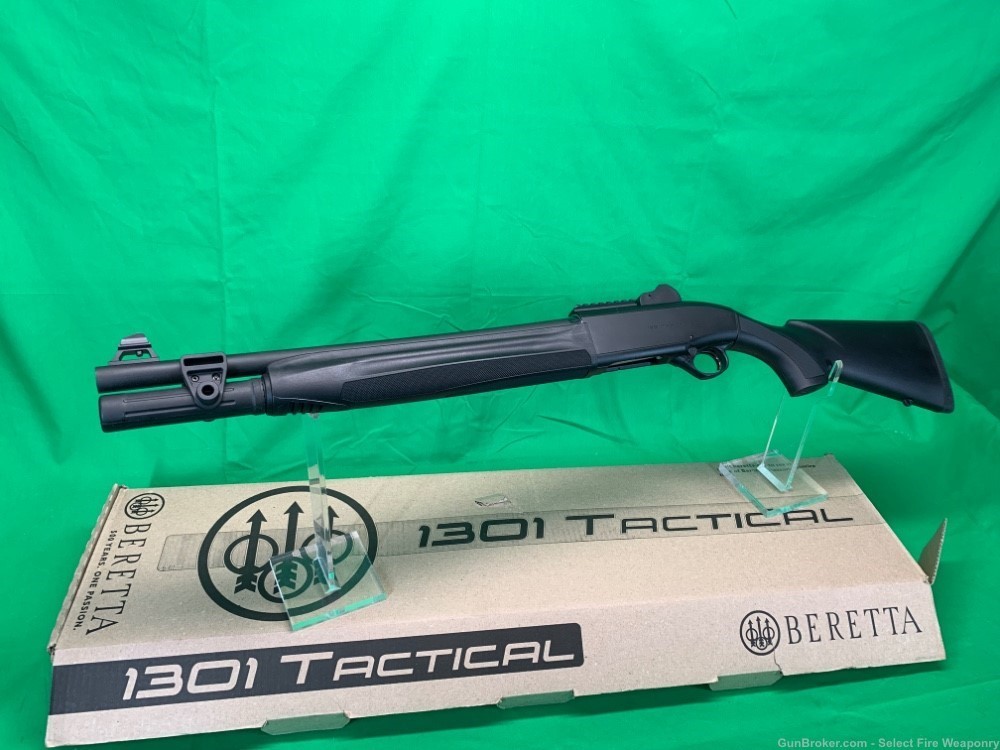 New in Box Beretta 1301 Tactical Straight Stock 7+1 w/ Mag Tube Extension-img-5