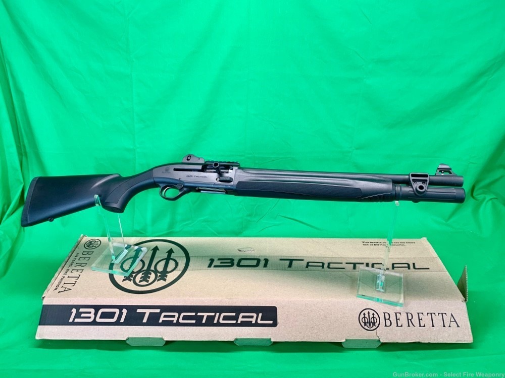 New in Box Beretta 1301 Tactical Straight Stock 7+1 w/ Mag Tube Extension-img-0