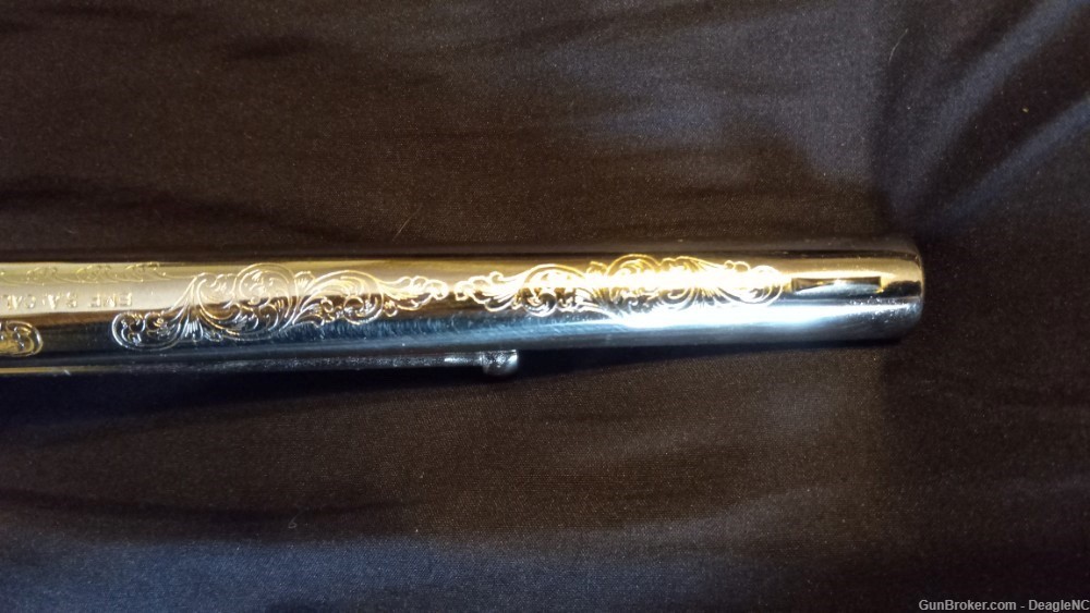Taylor/Uberti Laser Engraved SA 1875 Outlaw Nickel 7.5" Barrel .45 Colt-img-11