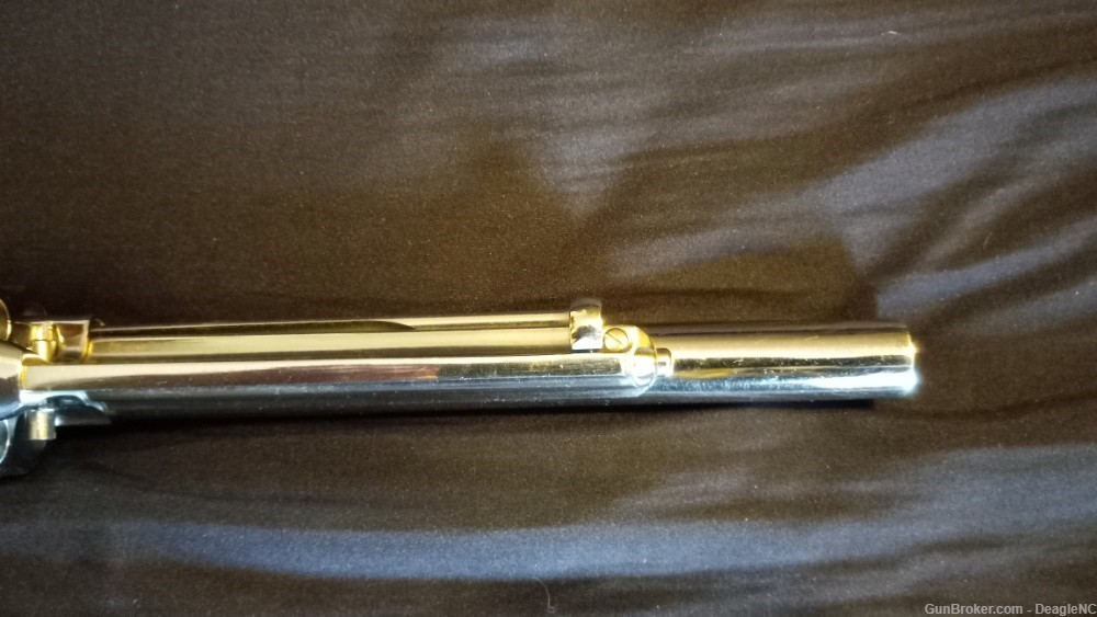Taylor/Uberti Laser Engraved SA 1875 Outlaw Nickel 7.5" Barrel .45 Colt-img-14