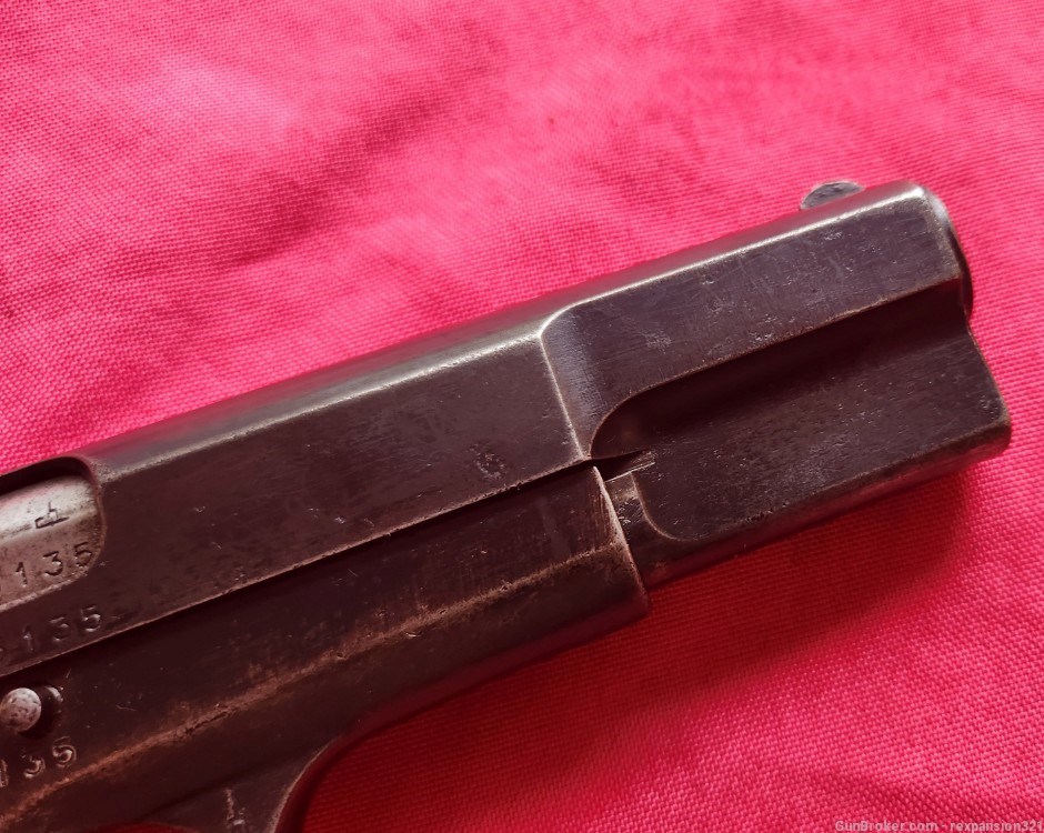 RARE F.N BROWNING  HI POWER 9MM ARGENTINE 1970S -img-5
