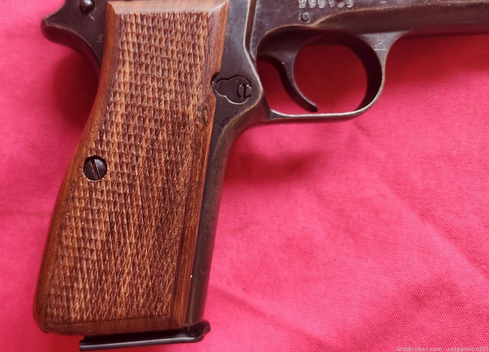 RARE F.N BROWNING  HI POWER 9MM ARGENTINE 1970S -img-2