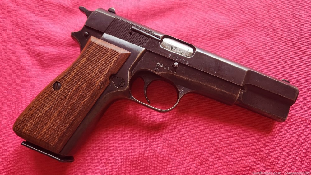 RARE F.N BROWNING  HI POWER 9MM ARGENTINE 1970S -img-0