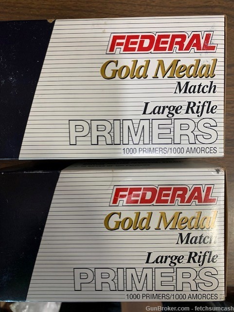 2000 Count Federal Gold Medal Match Large Rifle Primers GM 210M-img-0