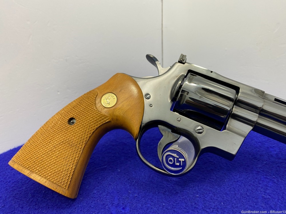 1972 Colt Python .357 Mag Blue 6" -ICONIC SNAKE SERIES- Incredible Piece   -img-17