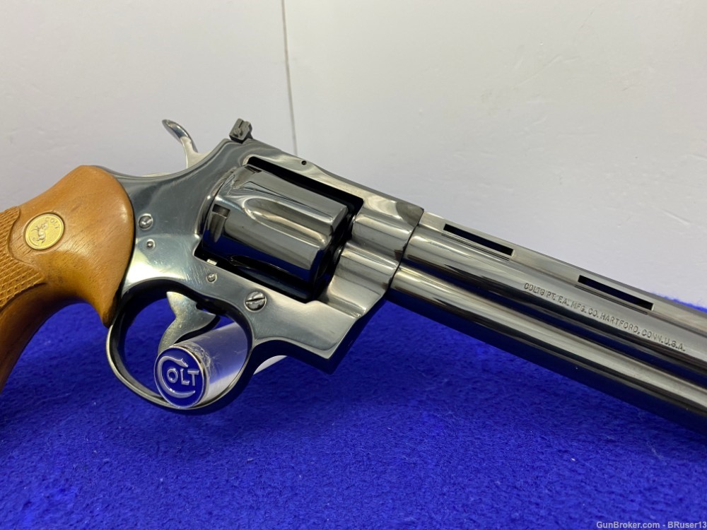 1972 Colt Python .357 Mag Blue 6" -ICONIC SNAKE SERIES- Incredible Piece   -img-18