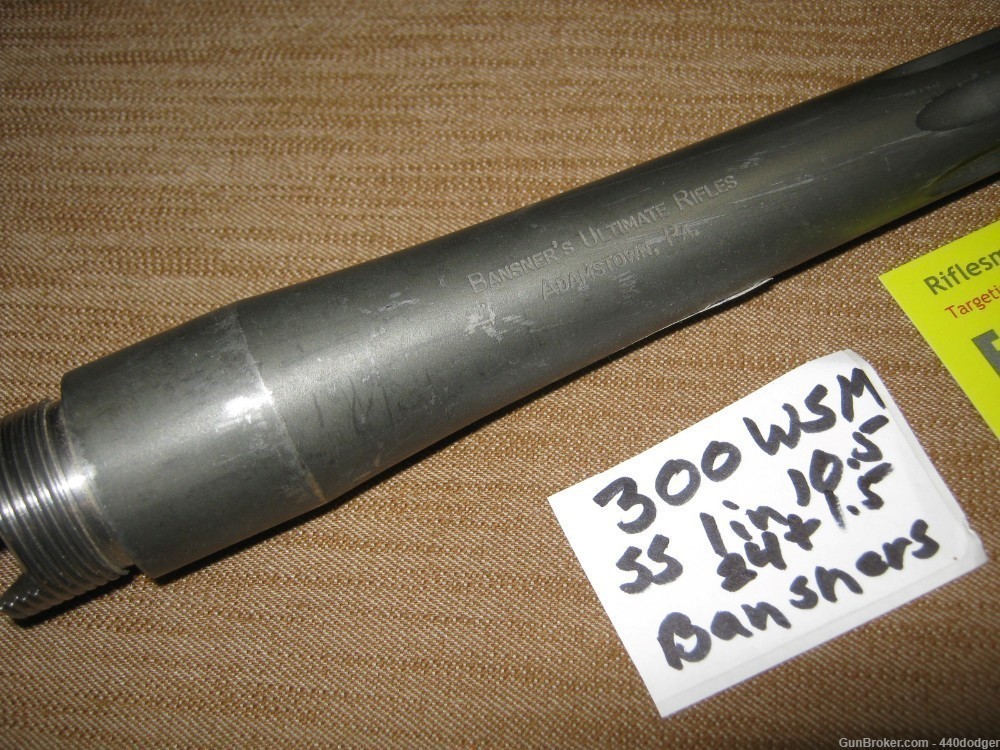 300 WSM barrel SS Fluted Winchester 70 Reduced!-img-1
