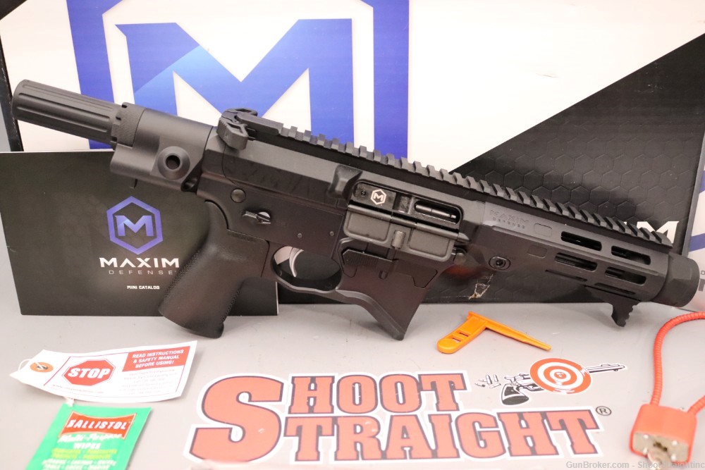 Maxim Defense MD9 9mm 5.8" w/box - Glock Mag - NEW --img-1