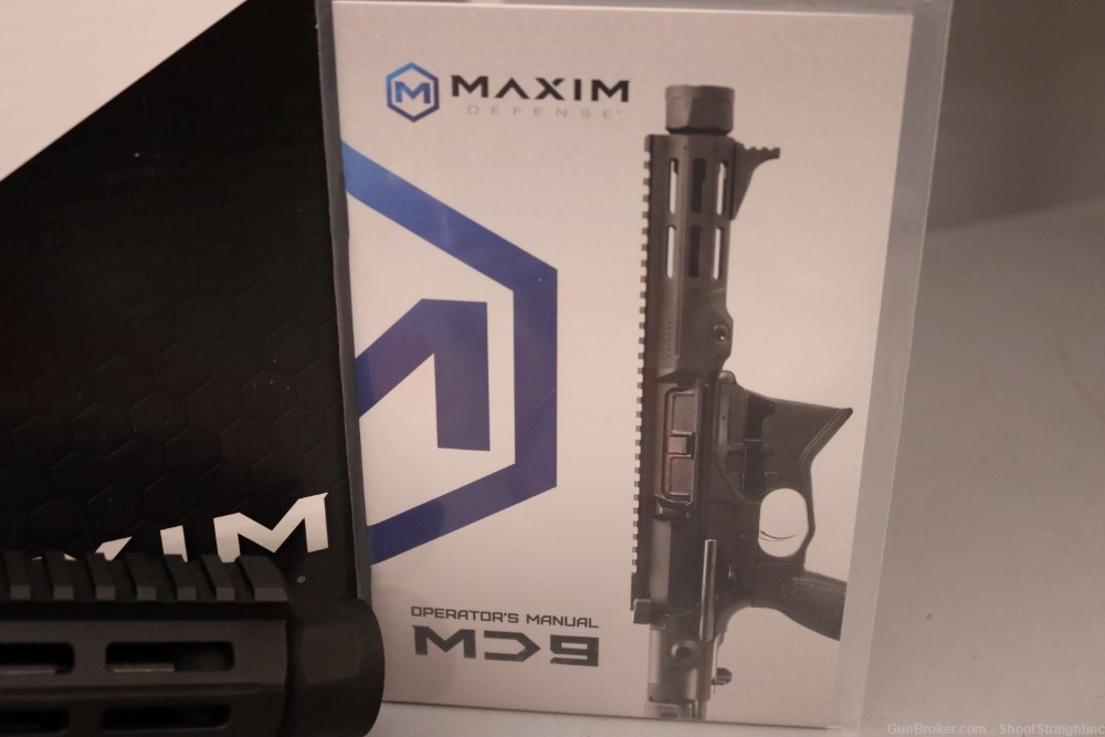 Maxim Defense MD9 9mm 5.8" w/box - Glock Mag - NEW --img-9