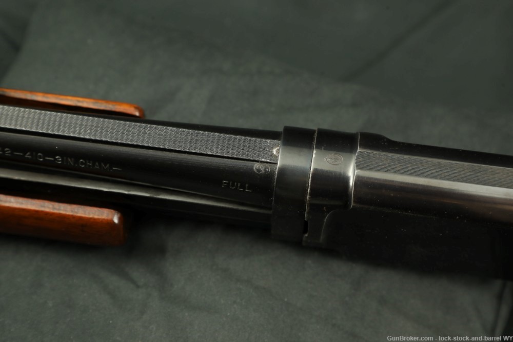 Winchester Model 42 26" Solid Rib Skeet .410 Bore Pump Shotgun, C&R 1950 -img-27