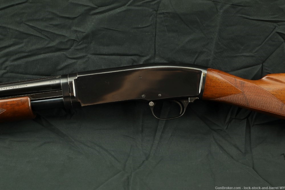 Winchester Model 42 26" Solid Rib Skeet .410 Bore Pump Shotgun, C&R 1950 -img-10