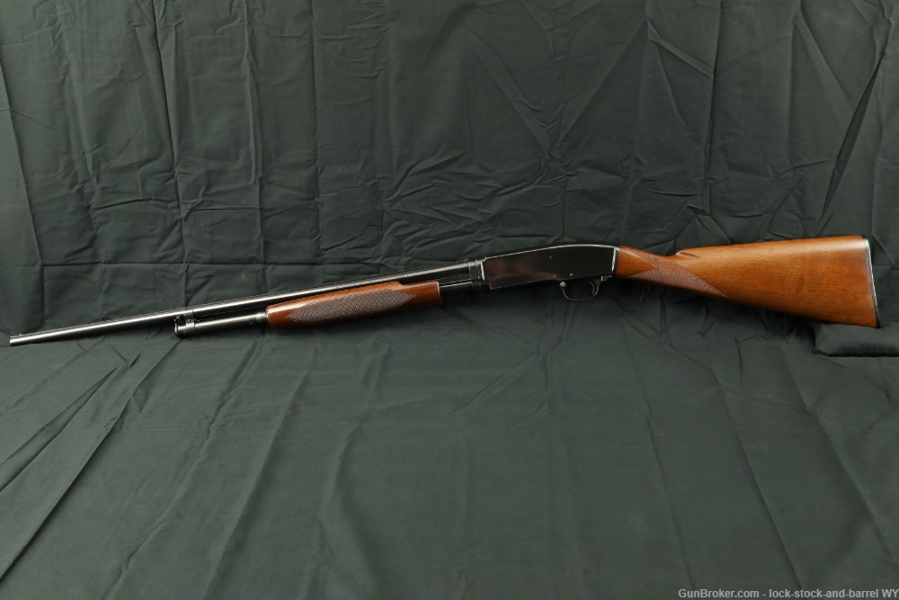 Winchester Model 42 26" Solid Rib Skeet .410 Bore Pump Shotgun, C&R 1950 -img-7