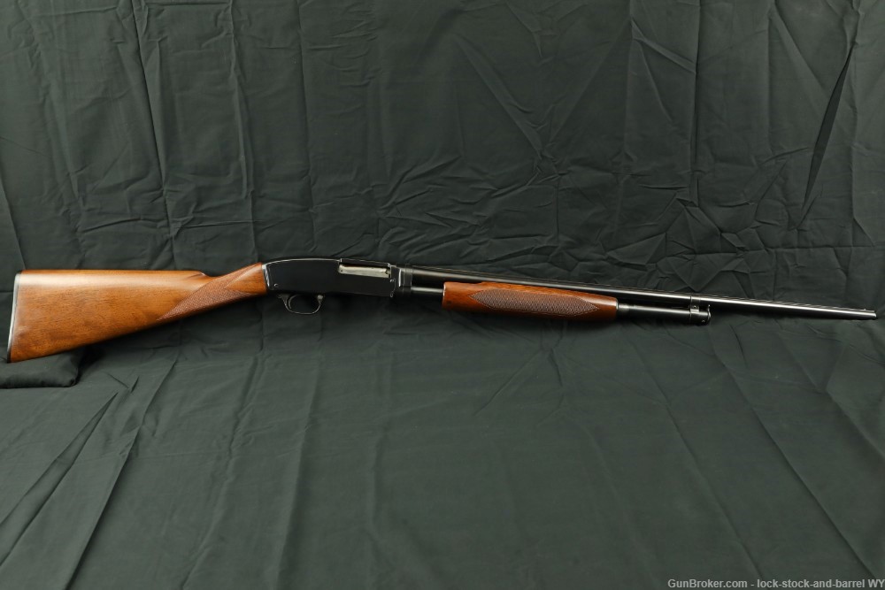 Winchester Model 42 26" Solid Rib Skeet .410 Bore Pump Shotgun, C&R 1950 -img-2