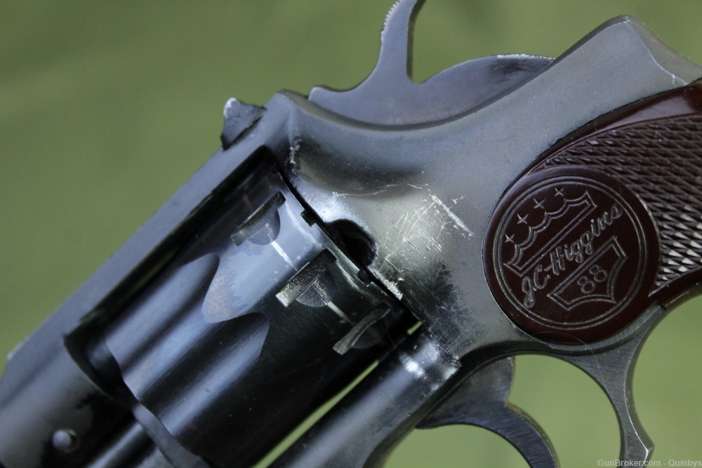 JC Higgins Model 88 22 LR 6 inch Double Action revolver 9 Shot-img-14
