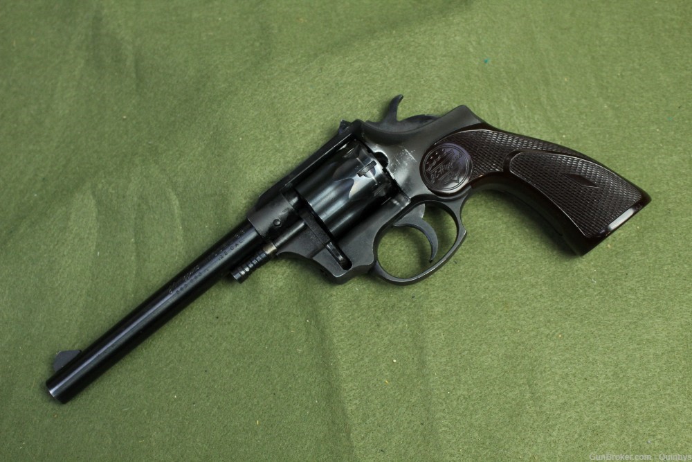 JC Higgins Model 88 22 LR 6 inch Double Action revolver 9 Shot-img-0