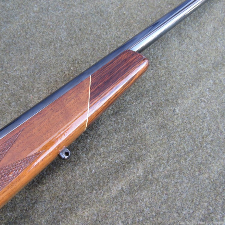 Stunning Vintage W German Mark V .257 Weatherby Deluxe Wood & Gloss blue -img-19