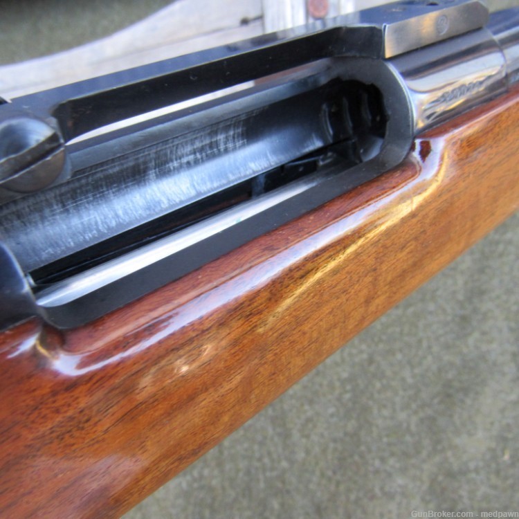 Stunning Vintage W German Mark V .257 Weatherby Deluxe Wood & Gloss blue -img-16
