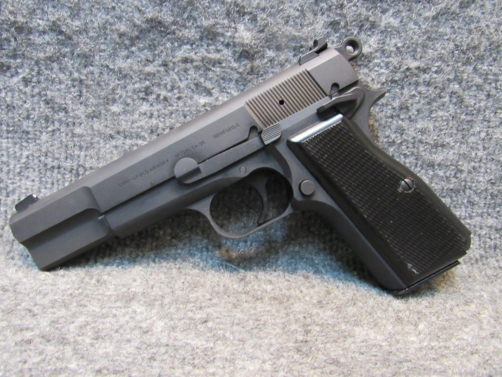 Springfield SA-35 pistol in .9MM Hi Power extra grips-img-1