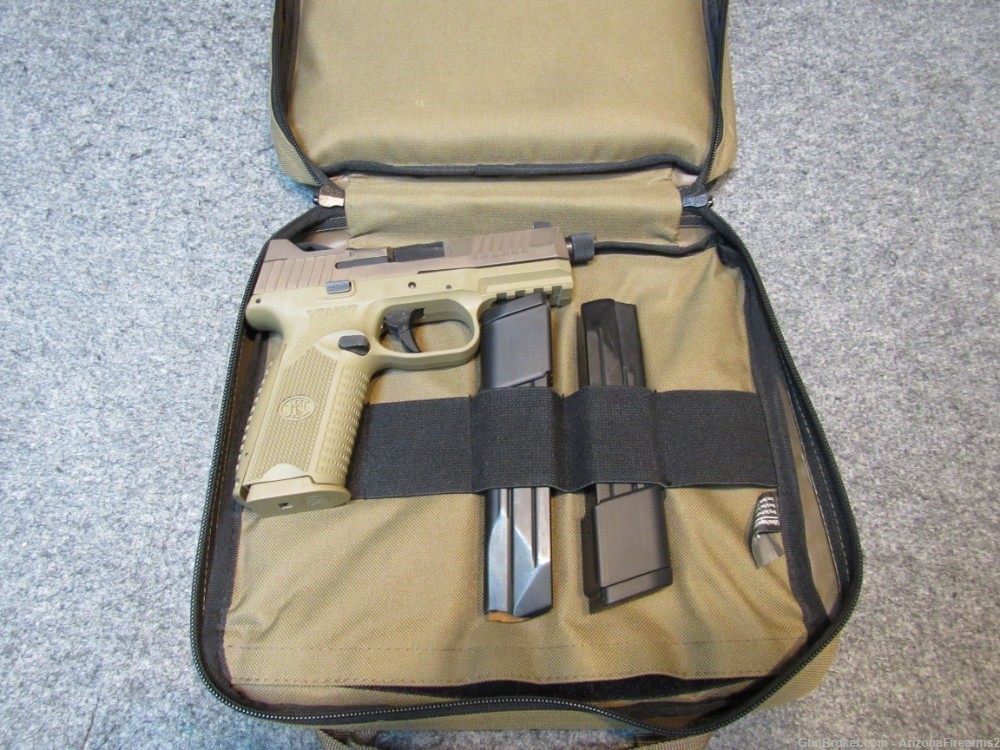 FN 509 Tactical pistol in .9MM w/ 3 magazines-img-9